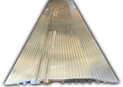 Tormax TX9000 FBO Threshold, 2 Bevels, Mill Finish, 8-9/16 inch W X 1/2 inch H (Length 4 Feet)