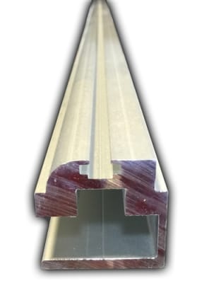 Tormax Tx9000 Fixed Panel Bottom Guide Track, Clear (Length 4 Feet)