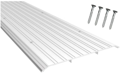 Vistawall 10 in. Wide x 1/2 in. Tall x 72 in. Length Commercial Storefront Double Door Bottom Threshold, Aluminum Finish