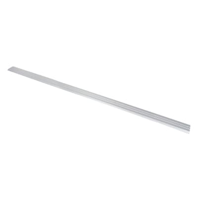 Vistawall 4 in. Wide x 1/2 in. Tall x 72 in. Length Commercial Storefront Double Door Bottom Threshold, Aluminum Finish