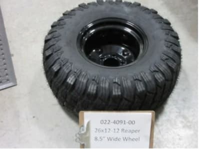 26x12-12 Reaper Turf 8.5" Wide Wheel for 54" Rogue Models Only Bad Boy Part# 022-4091-00