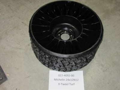 Michelin 24 x 12N12 X Tweel Turf 5x4.5 Bolt #022-4092-00