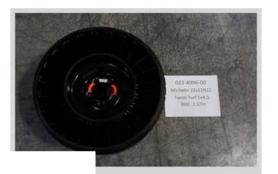 Michelin 22x11N12 Tweel Turf 5x4.5 Bolt