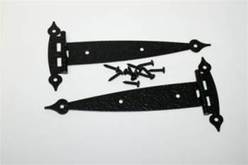 HINGE BLACK HAMMERD STRAP 3-1/2" X 6-1/2"