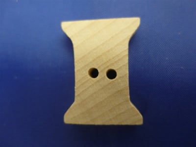 BU-S CLOTHING BUTTONS SPOOL 1" HEIGHT X 1-1/4" WIDTH X 3/16" THICK