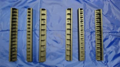 CAS-93CD CD RACK PLASTIC PEEL AND STICK INCLUDES 2 RAILS