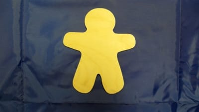 CO-SGB BIRCH PLYWOOD CUTOUTS GINGERBREAD BOY 3-1/4" TALL X 2-5/8" WIDE 1/8" THICK