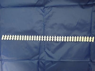 FENCE-118W FENCE 1" TALL X 18" WHITE