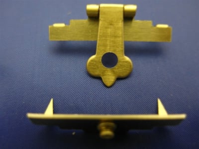 HC-1 CATCH BRASS PLATED DRIVE IN