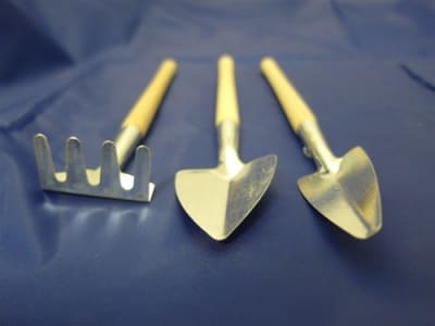 MET-6554 METAL GALVANIZED 3 PC. GARDEN SET