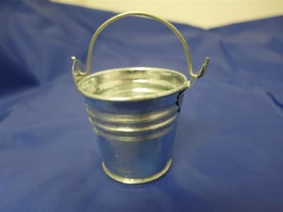 MET-B2  METAL GALVANIZED BUCKET 2"