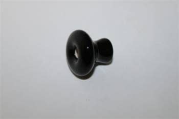 CERAMIC KNOB BLACK 1"