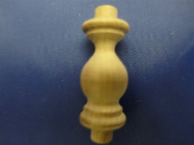 S-1W SPINDLES WALNUT 1-1/2" LENGTH 9/16" DIA. 1/4" TENON