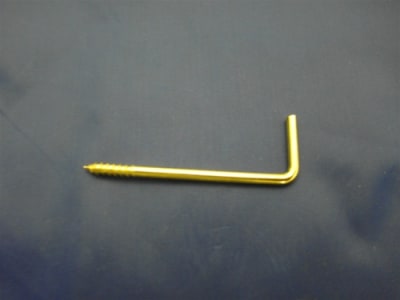 SH-214 SHOULDER HOOKS LENGTH 2-1/4" BRASS PLATED