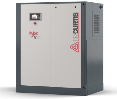 FS-Curtis NxB37 50HP Rotary Screw Air Compressor w/Fixed Speed Base Mounted ~ 230V & 460V 3 Phase