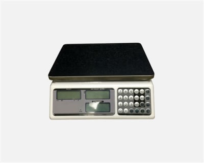 12" x 11" counting scale with a durable platform, designed for accurate part counting and weighing.