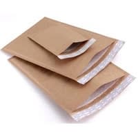 Foam mailers with cushioned interior, available in assorted sizes for secure shipping.