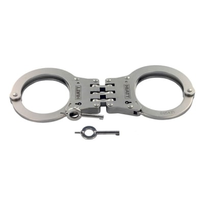Hiatt Model 2050 Triple Hinged Nickel Handcuffs