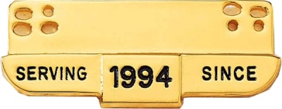 Blackinton Serving Since Name Bar