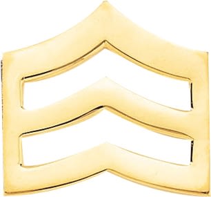 Blackinton Large Sergeant Chevrons - Smooth