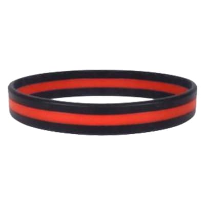 Rothco Silicone Thin Red Line Bracelet