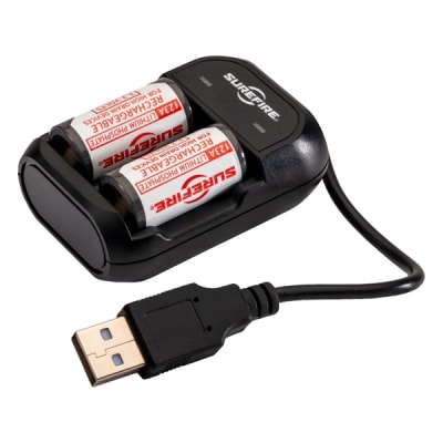 SureFire 123A Rechargeable Batteries w/Charger