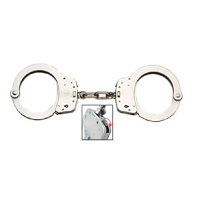 Smith & Wesson Nickel Model 100 Lever Lock Handcuff
