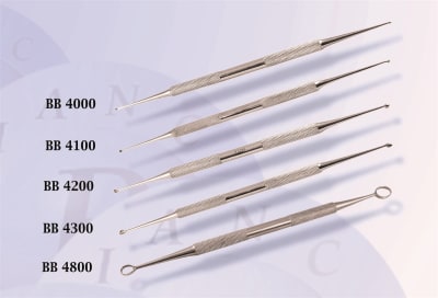 BB 4000  .5mm 6 1/2"  16.5 cm  .5mm Double Ended Curette