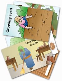 Wee Wonder Bible Activity Cards 9: Jesus told stories