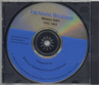 Gospel Messenger Obituary Index