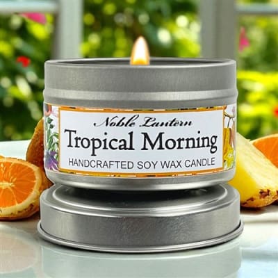 Tropical Morning Tin Candle