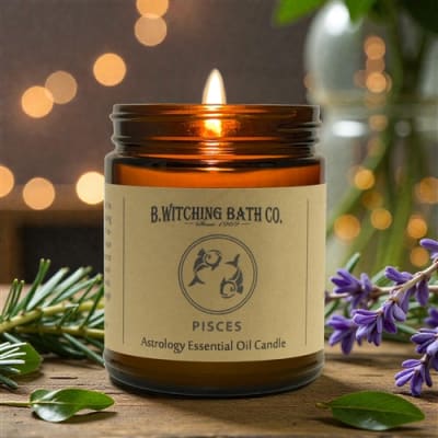 Pisces Astrology Soy Wax Candle
