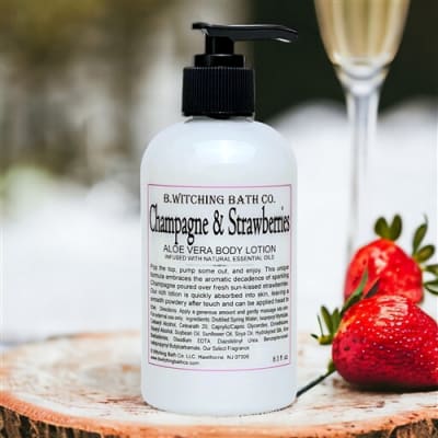 Champagne and Strawberries Hand and Body Lotion
