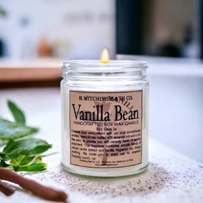 Vanilla Bean Handcrafted Soy Wax Candle