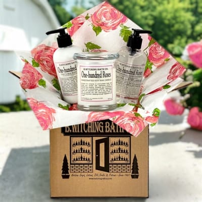 One-hundred Roses Apothecary Personal Care Gift Box