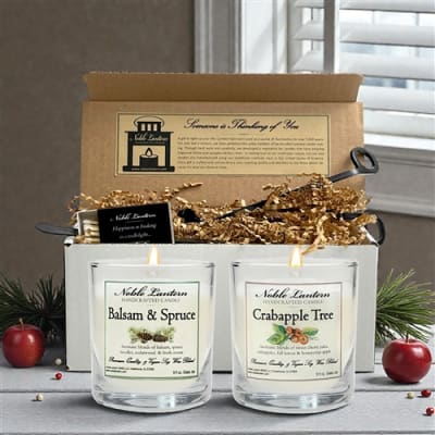 Berry Festive Aromas Soy Wax Candle Gift Box