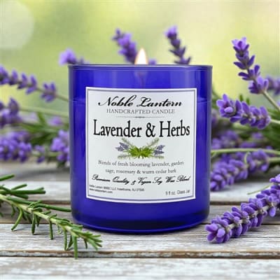 Lavender Herbs Soy Wax Candle