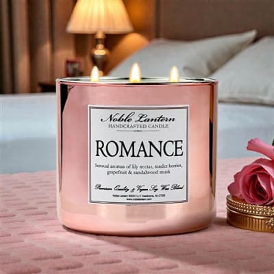 Romance Soy Wax Candle three wick
