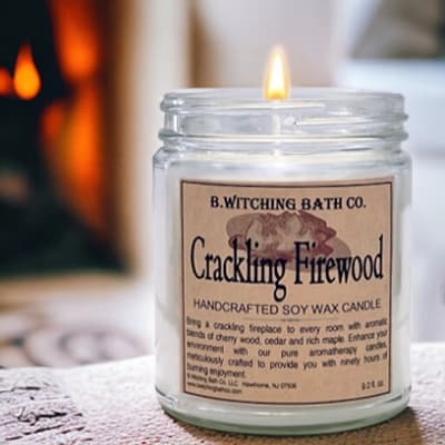 Crackling Firewood Soy Wax Candle