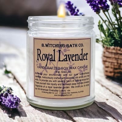 Royal Lavender Handcrafted Soy Wax Candle