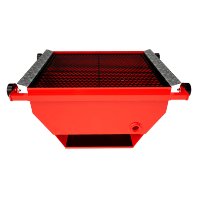 E203 Rolling Drain Pan | Waste Oil Drain Pan for Quick Lube Pits