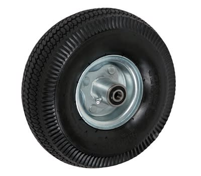 10" x 3-1/2" - 4" Hub Length - Centered Hub - Pneumatic Wheel (Air Filled) - 350 lb Capacity