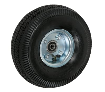 10" x 3-1/2" - 2-1/4" Hub Length - Offset Hub - Pneumatic Wheel (Air Filled) - 350 lb Capacity