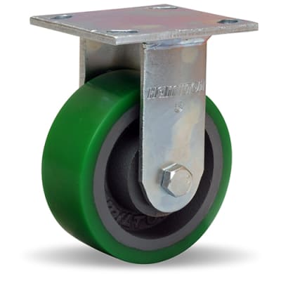 Durable Hamilton R-52K-5DB Rigid Caster featuring 5x2 inch Duralast Polyurethane Wheel for enhanced mobility and performance