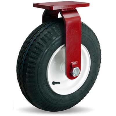 Hamilton Cush-N-Aire Rigid Caster with 25" Pneumatic Air-Filled Tire with 1 1/4" Precision Tapered Roller Bearings