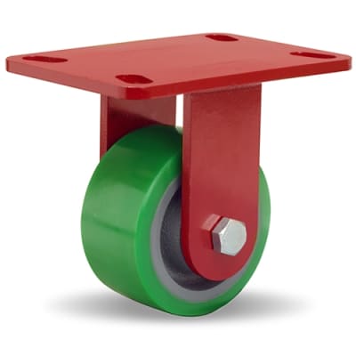 Hamilton R-ZFHS-4DB Spinfinity Maintenance-Free Rigid Caster with 4x2 inch Duralast Wheel and Sealed Precision Ball Bearings