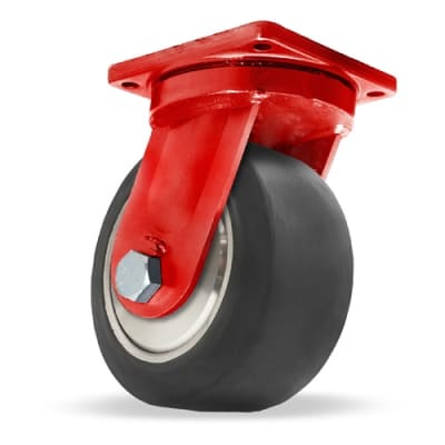 With an impressive capacity of 6400 lbs, this caster provides reliable support and smooth mobility for even the heaviest loads.