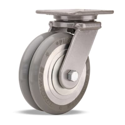 This premium caster is designed to bear the weight and challenges of heavy-duty industrial applications, ensuring optimal performance under demanding conditions.