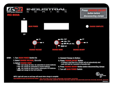 0899003590 Schumacher Face Plate Label INC-800A