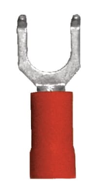 160134-100 PVC Insulated #6 Flange Spade Terminal 22-18 Gauge Red (100 Count)